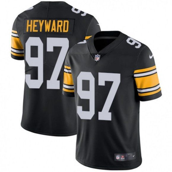 Men Pittsburgh Steelers 97 Cameron Heyward Nike Black Limited NFL Jersey